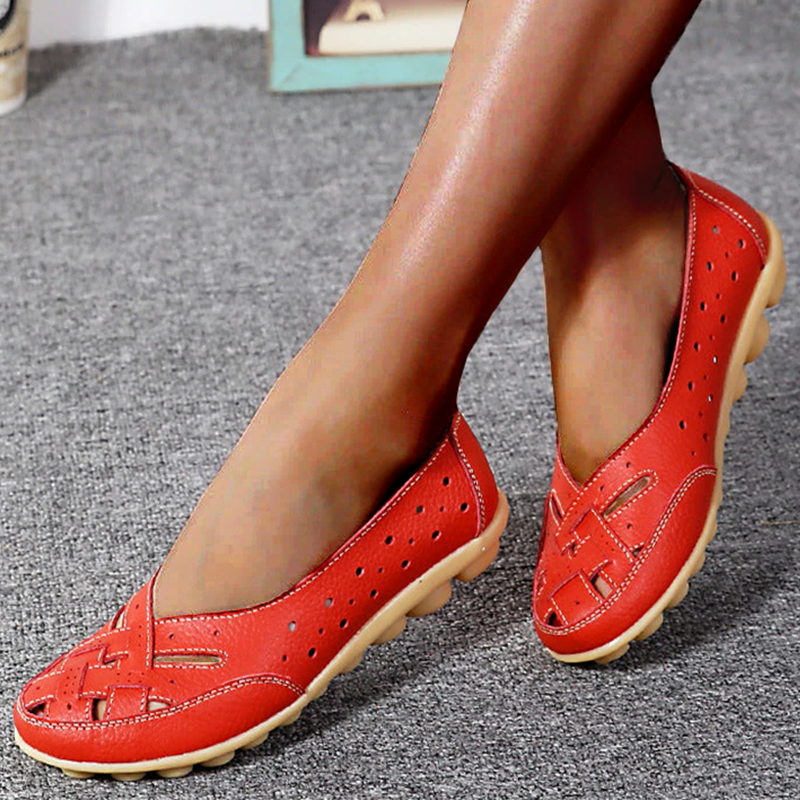 PROMOÇÃO VERÃO DE OFERTAS! (65%OFF) - O Mais Confortável, Leve e Bonito do Momento - Sapato Feminino Orto Flats