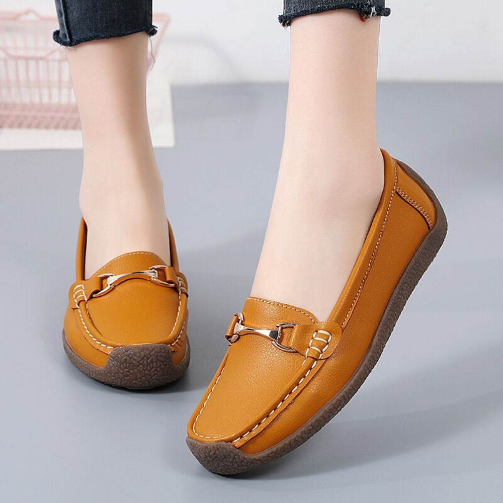 Mocassim Damiê Ortopédico em Couro Legítimo - Seus pés confortáveis como nunca! - PROMOÇÃO VERÃO DE OFERTAS (45%OFF)