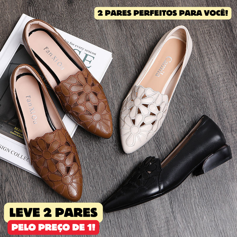 [COMPRE 1 LEVE 2] Sapatilha Mademoiselle Ortopédica - Acabe hoje com suas dores nos Pés - PROMOÇÃO DE INVERNO + BRINDE EXCLUSIVO (SOMENTE HOJE!)