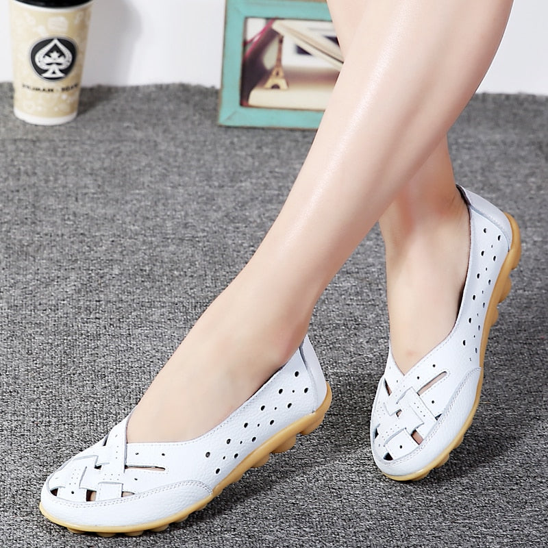 PROMOÇÃO VERÃO DE OFERTAS! (65%OFF) - O Mais Confortável, Leve e Bonito do Momento - Sapato Feminino Orto Flats
