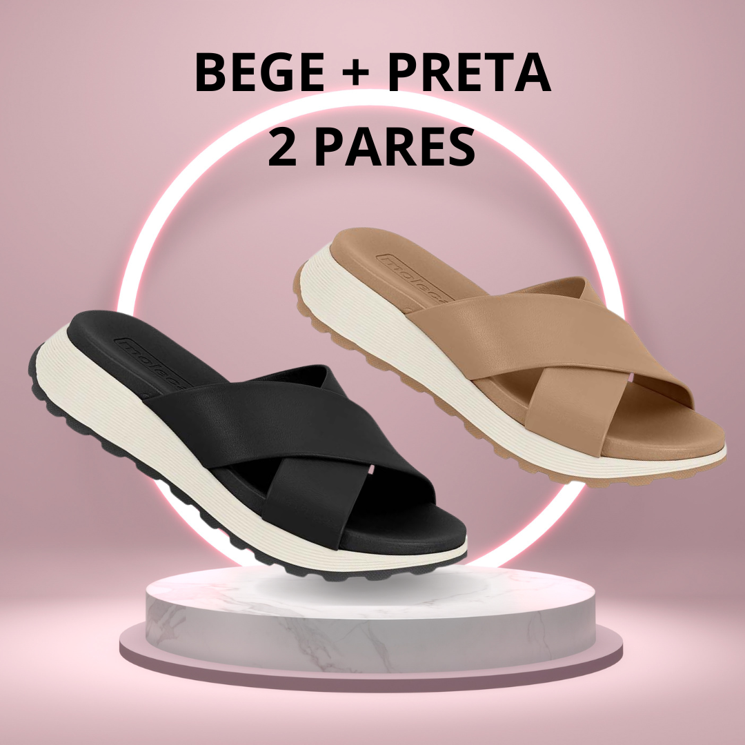 Sandália ortopédica moleca flow - O conforto ideal para seus pés! PROMOÇÃO EXCLUSIVA [COMPRE 1 LEVE 2] + Brinde!